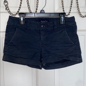 Khaki blue shorts